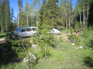 Lost Creek campsite